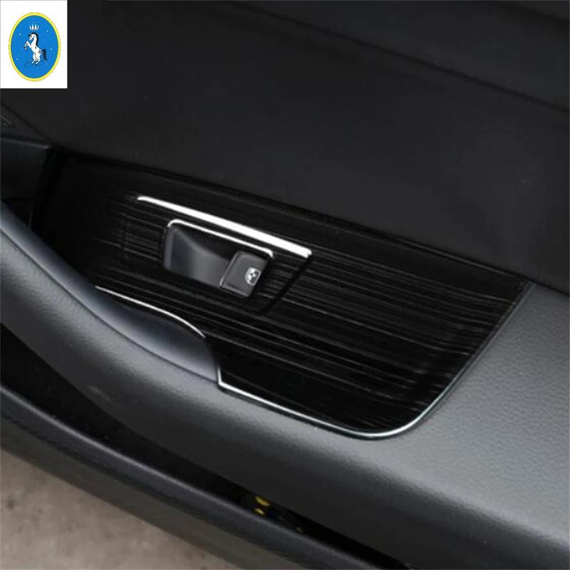 Für Volkswagen Passat B8 2016 - Auto Innen Tür Armlehne Fensterheber Bedienknopf Schalter Panel Abdeckung Zierleiste Zubehör