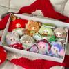 Yooki Christmas Jingle Bell Series Blind Box Kawaii Keychain Mystery Anime Figure Shaking Snow Bear Desktop Ornament Gifts Carry Mini Lightweight