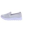 Mesh breathable flat bottom solid color casual fly-woven single shoes women's new large size