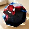 Spiderman 8 Ribs 3Fold Black Glue Uv Protection Umbrella Sun Protection Rainproof Compact Folding Umbrella For Travel Daily Use C924712