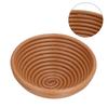 Washable Bread Fermentation Basket Innovative Shape Baking Mold for Kitchen Home BakeryYellow Brown