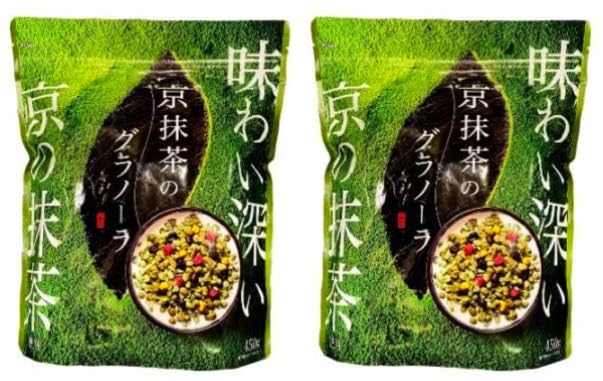 

Гранола Nissin Cisco Kyoto Matcha 450 г x 2 пакета Ароматный Kyoto Matcha