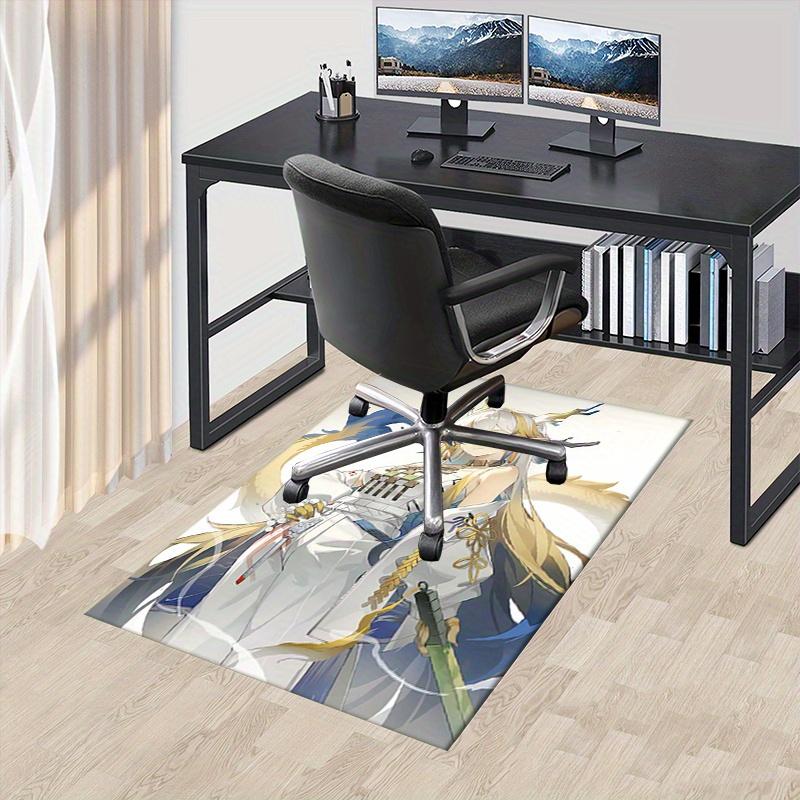 1pc Arknights Office Carpet Soft Polyester Entrance Carpet Washable Non slip Machine Washable Indoor