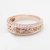 Lindon Classic Copper Alloy Zircon Ring Ladies Jewelry Wedding Promise Party Gift