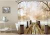 Stylish Tree Print Shower Curtain with Hooks Water-Repellent Screen Telescopic Rod Compatible Quick to Hang & Machine-Washable