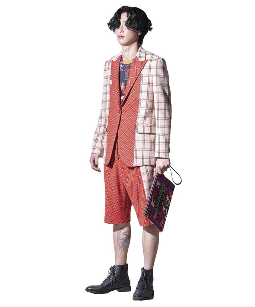GREEDILOUS Check Combination Pants