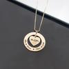 Personalized MOM Necklace With Kids Name Customized Mother Pendant With Names Mother's Day Gift Jewelry For Mother MOM Pendant