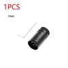 Black Metal Shell 3 Pin Audio Plug Gold Plated Contacts Right Angle XLR Adapter  for Speaker System