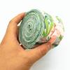 40Pcs Green Printed Precuts Fabric Jelly Rolls Sewing Material 6.3x25CM Cotton Strip DIY Cotton Craft Strips Plain Fabric