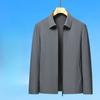 New Sun Protection Lapel Executive Jacket for Men's Casual Simple Versatile Thin Anti-wrinkle Dad Jacket