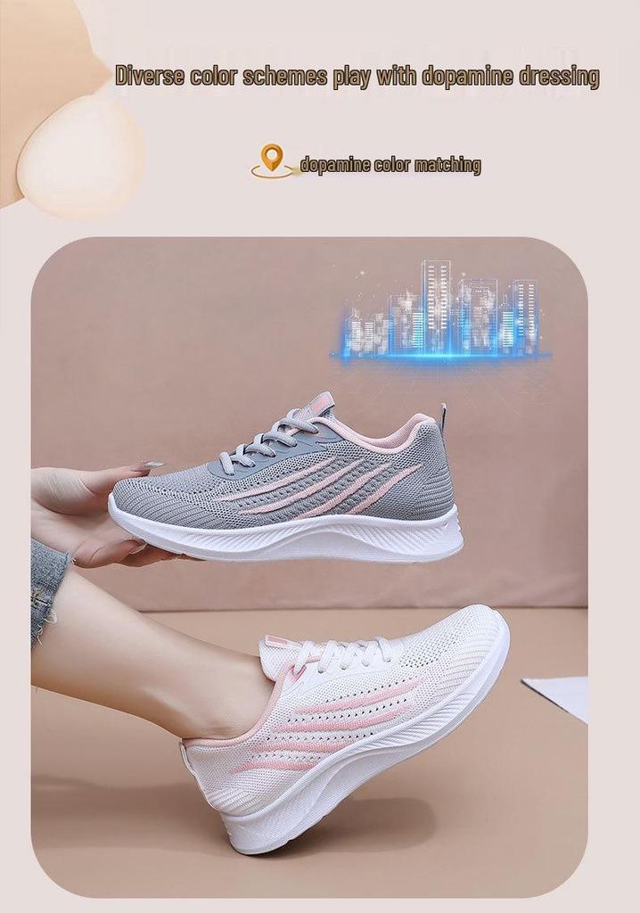 Scarpe da Corsa Leggere Antiscivolo da Donna - Suola Morbida, Traspirante, Resistente all'Usura