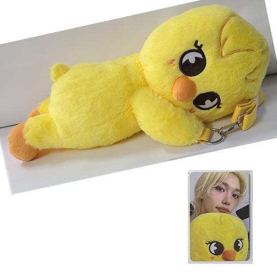 

Stray Kids SKZOO Плюшевая сумка celebrATE ( с фотокарточкой из POP UP)