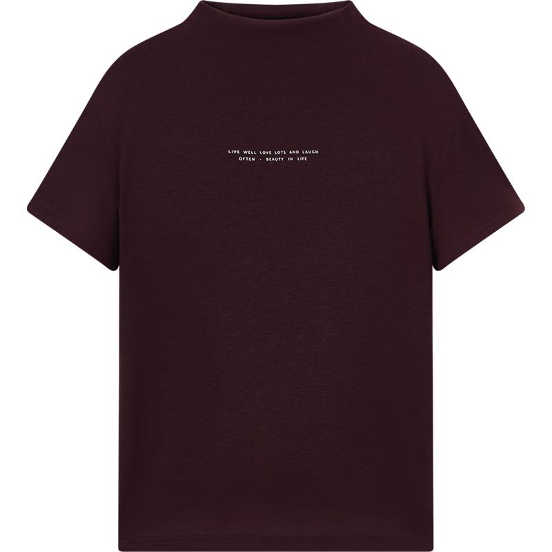 Women s Summer Wool Blend Short-Sleeve Knit Tee M