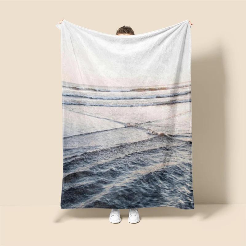 

Beach Home decoration plush Throw Sofa blanket Anime animals Bedspread on the bed fluffy soft blankets decor Plaid Modern 70x100cm
