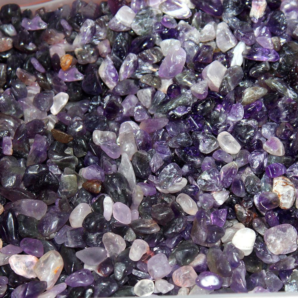 300g/Pack, Natural Donghai Crystal Chips Raw Stones for Good Luck, Meditation, Aquarium Gravel, Zen Decor, Terrarium, Positive Energy & Home Purifying