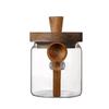 Clear Glass Coffee Canister Airtights Storage Jar For Kitchen Organization