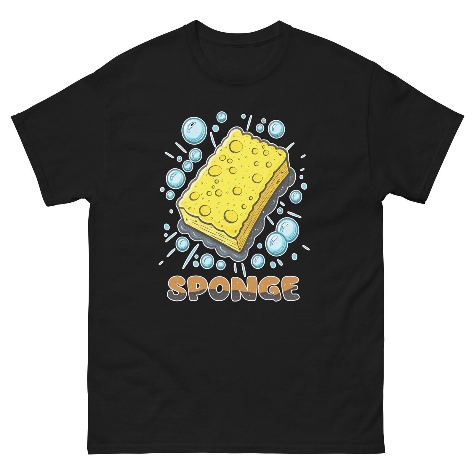 Sponge Popular Illustration Object T-Shirt L