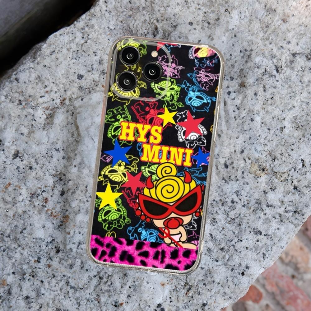 Hysteric Mini Phone Case For Iphone 15 14 13 12 Pro Mini 11 Max Xr X Xs 8 Plus Transparent Silicone