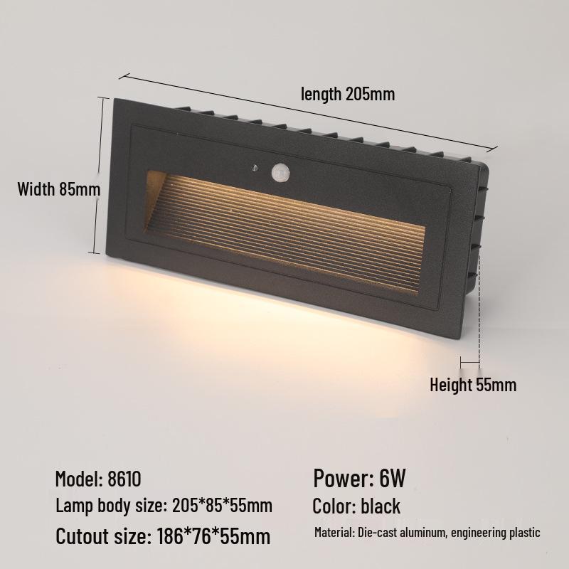 Recessed Waterproof Outdoor Stair and Pathway Light