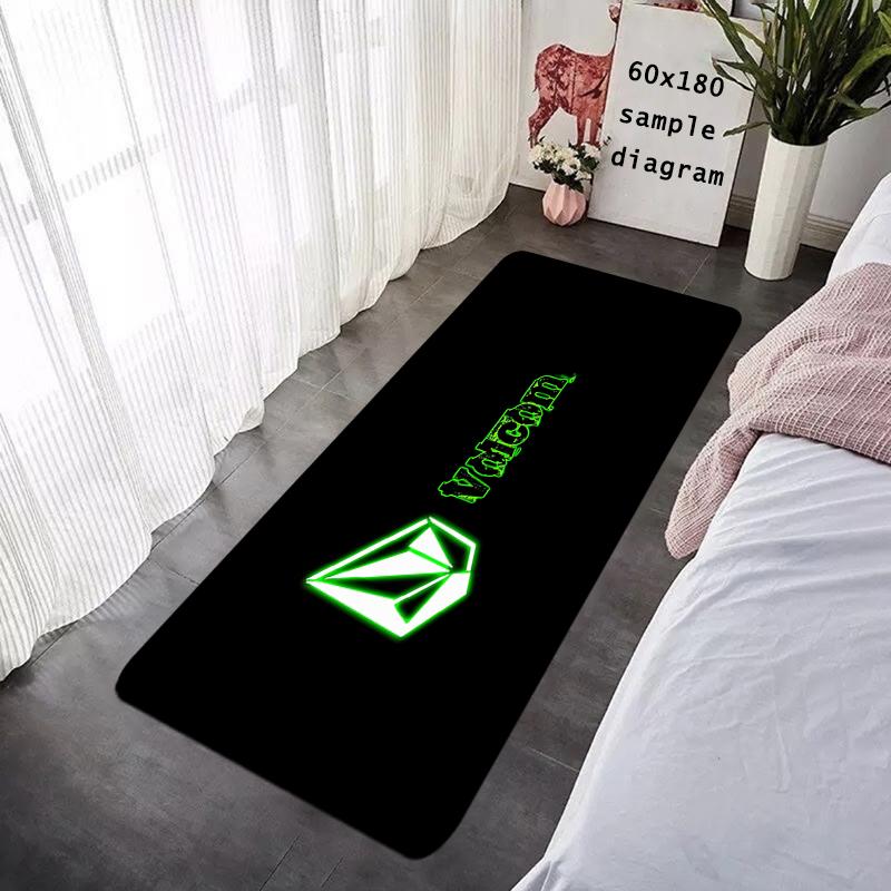 Floor Mat Non-slip Foot Rug for Entryway V-Volcom Hallway Carpet Kitchen Water Adsorbed Rugs Fluffy Bedside Mats Home Decoration