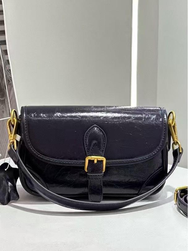 Damen Echtleder Sattel Crossbody Tasche - Vielseitige Kleine Mode Hüfttasche