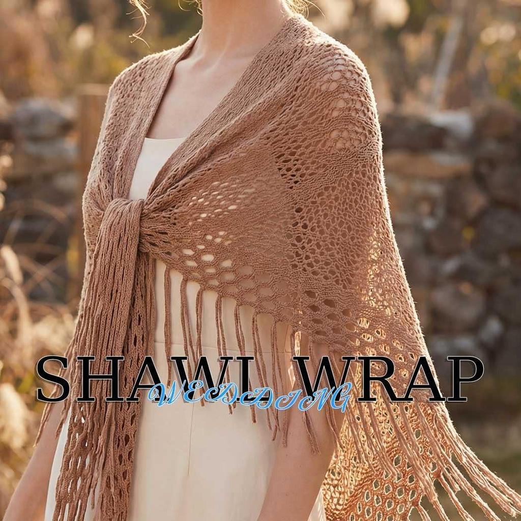 Women's European-Style Tassel Shawl: Summer Sun Protection, Triangle Scarf, Knit Cardigan, Beach Cover-Up