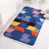Plush Door Mat Entryway Bathroom Kitchen Bedroom Non-Slip Absorbent Floor In Modern Minimalist Style