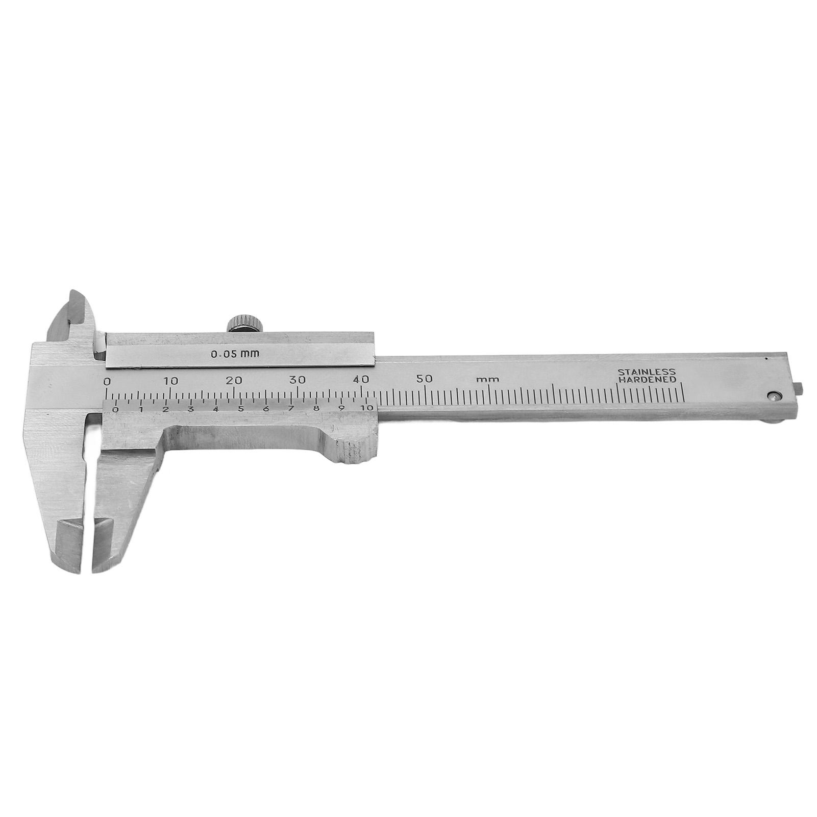 

Vernier Caliper Stainless Steel High Accuracy Small Portable Measuring Tool 0‑50mm For Jewelry Coins