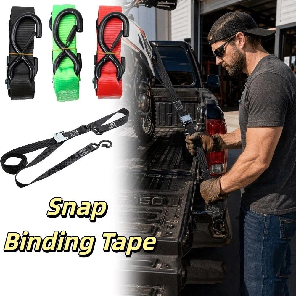 Universal Ratchet Tie Down Strap Heavy Duty Cam Buckle Strap Kit Cargo Lashing Belt Dirt Bike