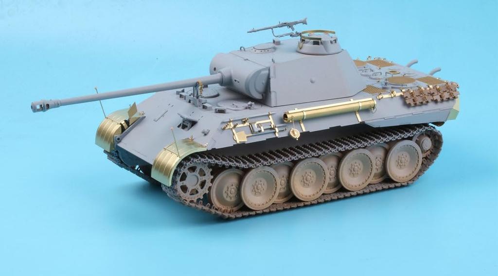 Tetra Model ME Series German Panther Tank Plastic Model Parts ME3555 1/35 A-Type (HB)