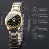 Set de Relojes para Pareja de 2 Piezas Reloj de Moda para Hombre de Negocios Relojes de Pulsera de Cuarzo para Mujer