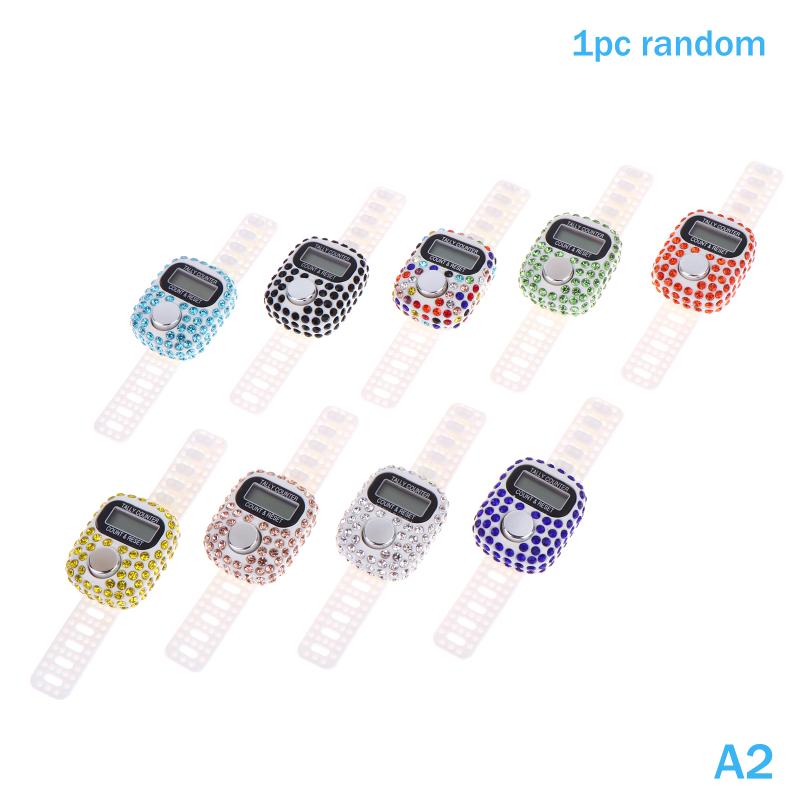 Electronic Finger Counter Ring Finger Click Resettable Digital Display Counter Golf Count Portable Golf Accessories A2
