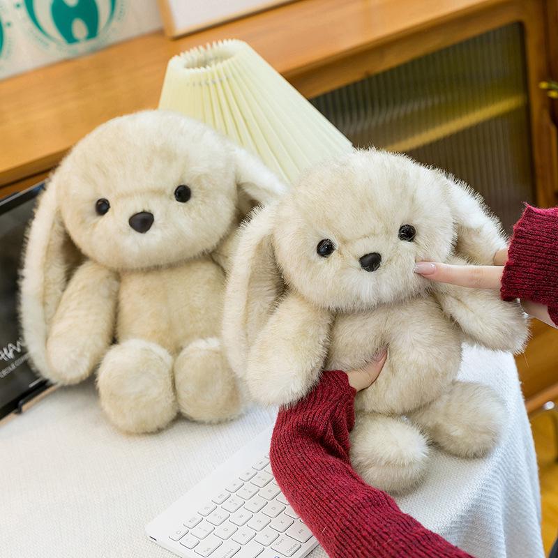 Diudiu Long-Eared Rabbit Plush Toy - Cute Sleeping Pillow & Comforting Companion for Children