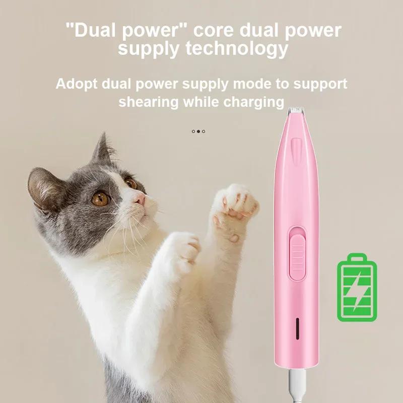 Professional Pet Foot Hair Dog Hair Trimmer Electric Dog Cutter Trimmer Cat Grooming Hairdresser Scissors Butt Ear Pedicator