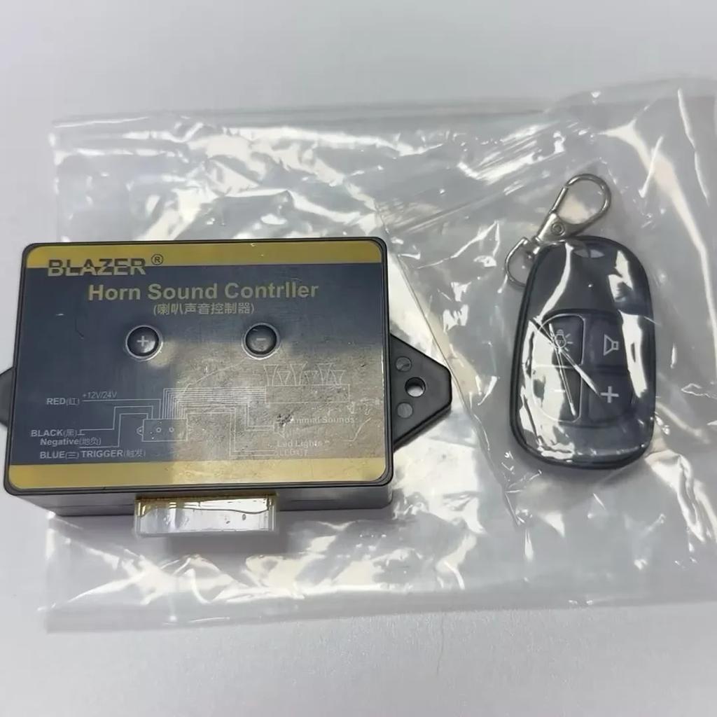 Loud 36 Sound Musical Horn 12V 24V Six Tube Electronic Control Air Horn Universal Automotive Truck Accessory