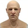 Old Man Mask Halloween New Face Wig Hood Old Man Head Horror Props