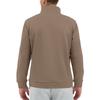 Men's Casual Long-Sleeved Collared Quarter-Zip Sweatshirt