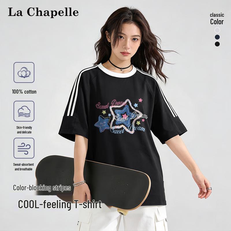 

La Chapelle Women s Sweet Cotton Short-Sleeve T-Shirt XL