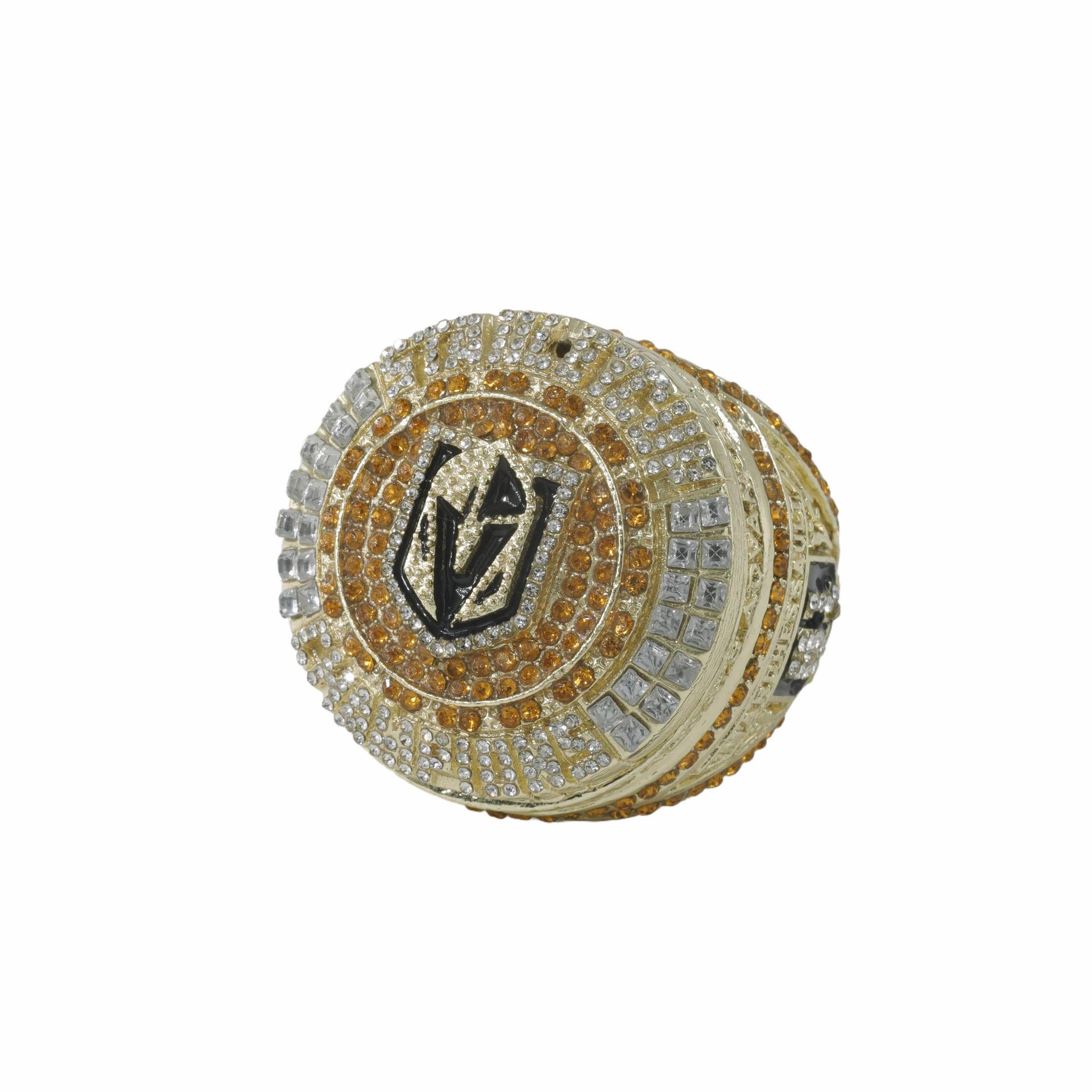 2023 Vegas Golden Knights Championship Flip-Top Necklace Ring Size 12