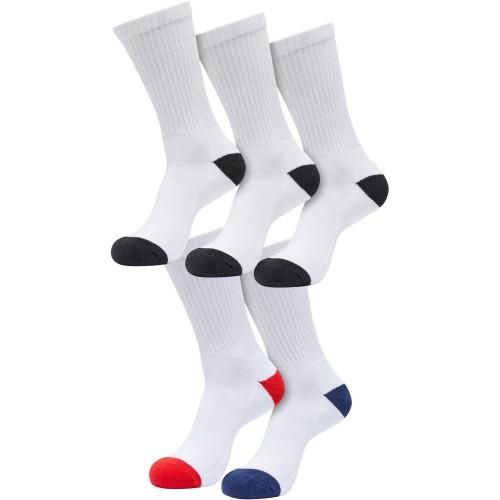 Urban Classics Mens Coloured Sports Socks (Pack of 5)