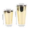 2 Section Cocktail Shaker 304 Stainless Steel Bar Wine Cup Shaker Drink Shaker Mixer  Bartender