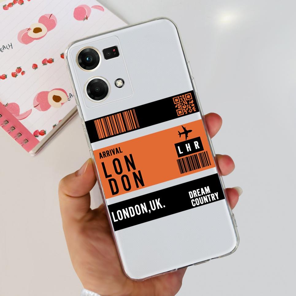 For Oppo Reno7 4G Case CPH2363 Oppo Reno7 Lite 7Z Lovely Painted Cover Soft TPU Phone Case For Oppo Reno 7 5G 7Pro Back Cover