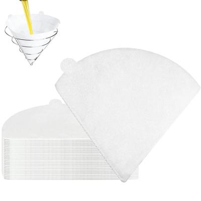 40/600Pcs Coffee Tea Filter Paper Home Handle Special Powder Bowl Natural Wood Pulp Filters Replacement Moka Coffee Pot