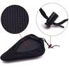Ergonomic Soft Black Bicycle Seat Cover for Longer Cycling
