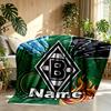 Custom Name Personalized Borussia Monchengladbach Print Blanket, Home Decor, Bedroom, Sofa, Camping, Couch, Gifts for Birthday Christmas