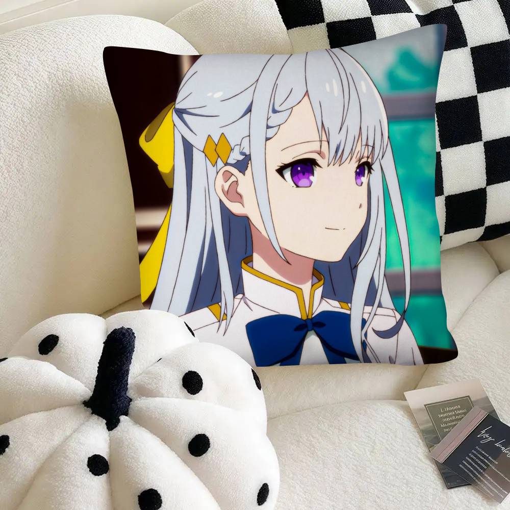 The Magical Revolution Of The Reincarnated Princess Pillow Case Fashion Square Pillowcase Sofa Room Ins Decoration Leisure 40x40cm16x16in
