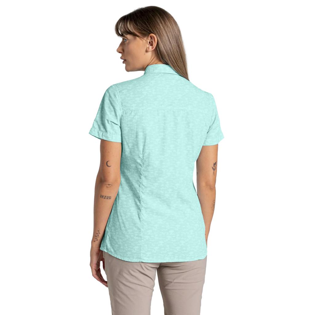 CRAGHOPPERS Womens/Ladies Nosilife Tillia Printed Short-Sleeved Shirt