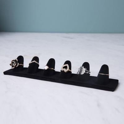 Jewelry Props Organizer Rings Display Holder Velvet Bracelet Jewelry Display Rack Storage Ornaments Ring Display Stand Women