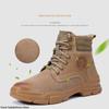 Men Safety Shoes Autumn Winter Work Shoes Puncture-Proof Steel Toe Work Boots Men Women Safety Shoes High Top Hiking Boots Male