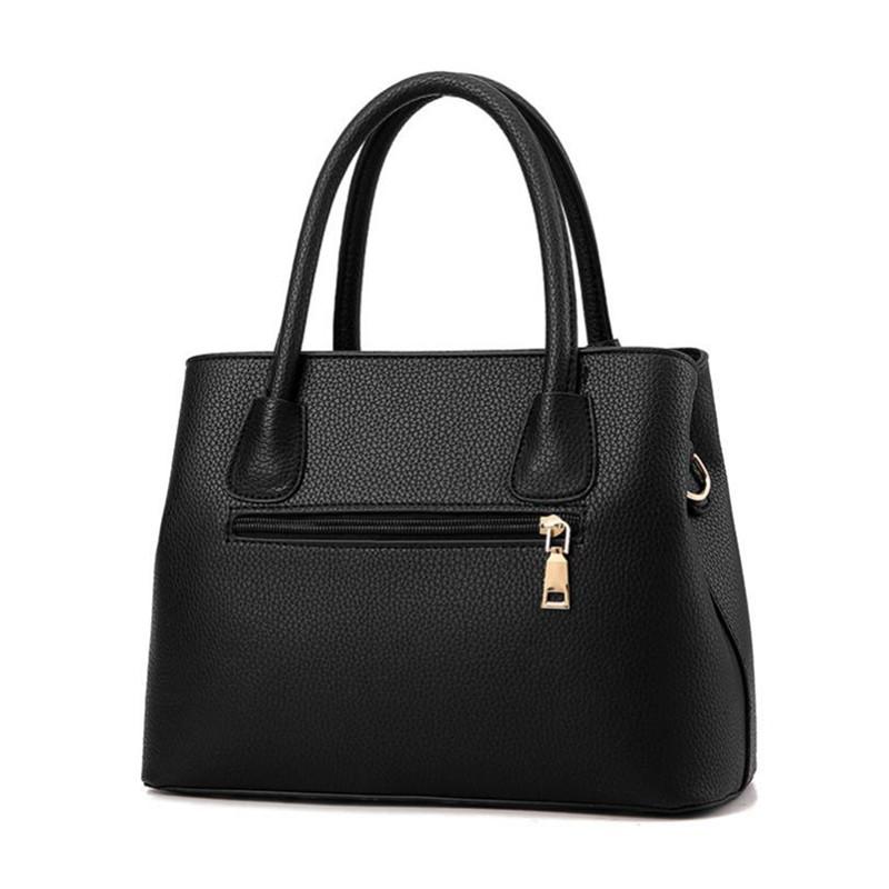 Shaping PU Leather Handbag  Stylish Versatile Tote Shoulder Bag  Large Capacity Crossbody Bag with Adjustable Straps Zip Closure